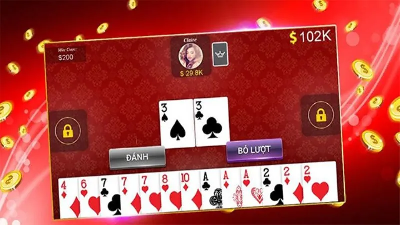Sử dụng quân 2 hợp lý khi chơi game bài tiến lên miền nam miễn phí